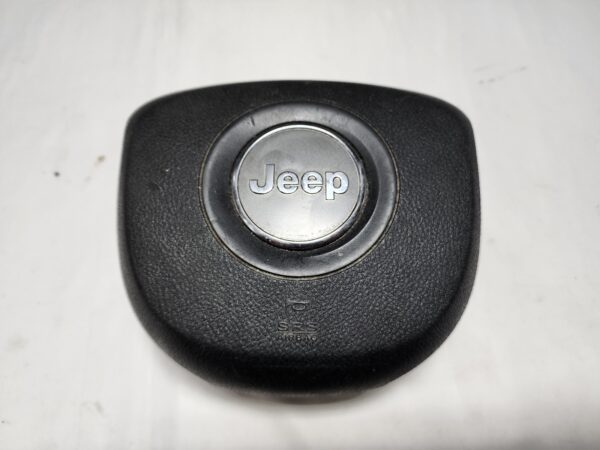 2014 – 2018 Jeep Cherokee Drivers Front Steering Wheel & Knee Airbags (OEM) Black - Image 5